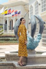 Long-Sleeve Midi Dress - Image 9