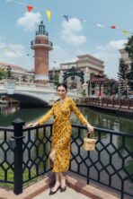 Long-Sleeve Midi Dress - Image 6