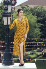 Long-Sleeve Midi Dress - Image 2