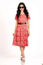 Short Sleeve Midi Dress