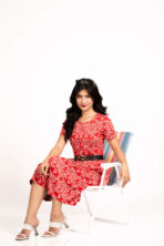 Short Sleeve Midi Dress - Image 6