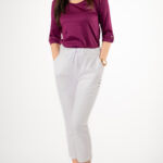 Cropped Slim-fit Pants (24KTC229)