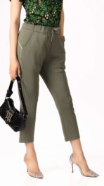 Cropped Slim-fit Pants (24KTC229) - Image 3