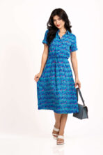 Short Sleeve Midi Dress (23KR59-GF25) - Image 2