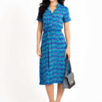 Short Sleeve Midi Dress