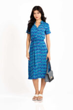 Short Sleeve Midi Dress