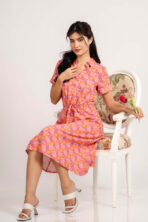 Short Sleeve Midi Dress (23KR59-GF13) - Image 7