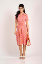 Short Sleeve Midi Dress - Image 2