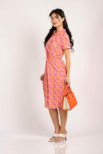 Short Sleeve Midi Dress (23KR59-GF13) - Image 4