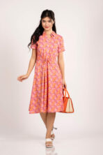 Short Sleeve Midi Dress (23KR59-GF13) - Image 3