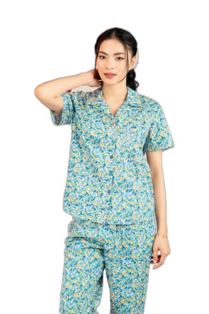 Short Sleeve + Long Pants, cotton pajamas — view 2