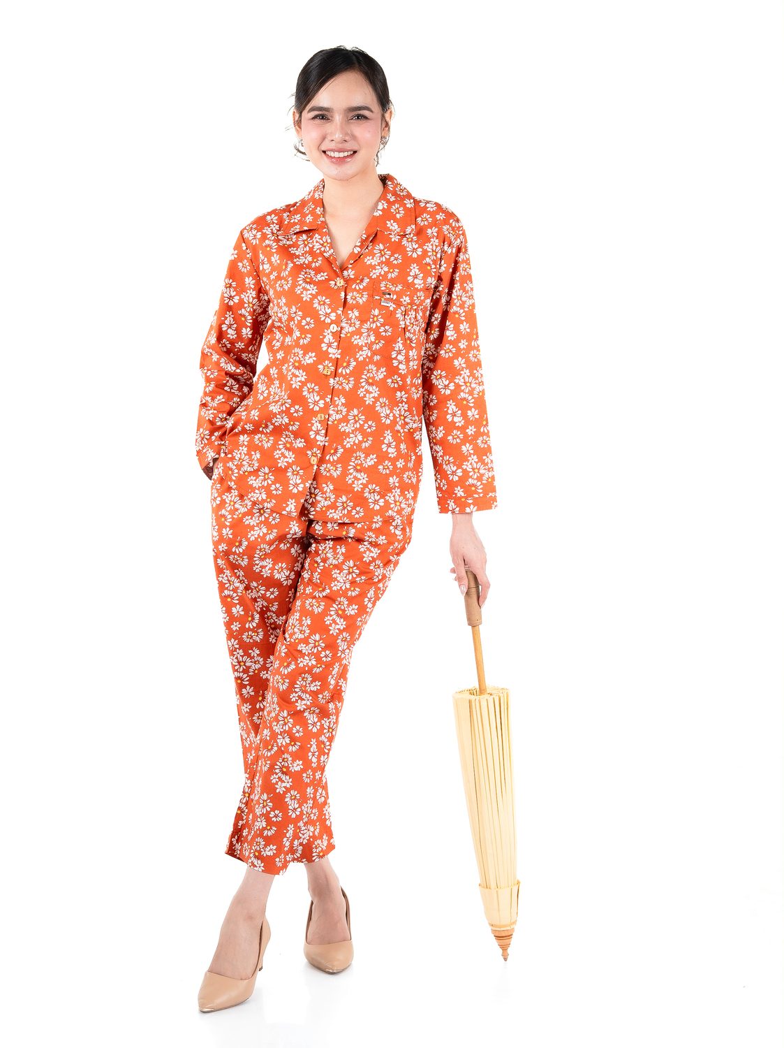 11kkl004-af07-orange-1.jpg Long Sleeve + Long Pants (11KKL004-AF07) - Image 1