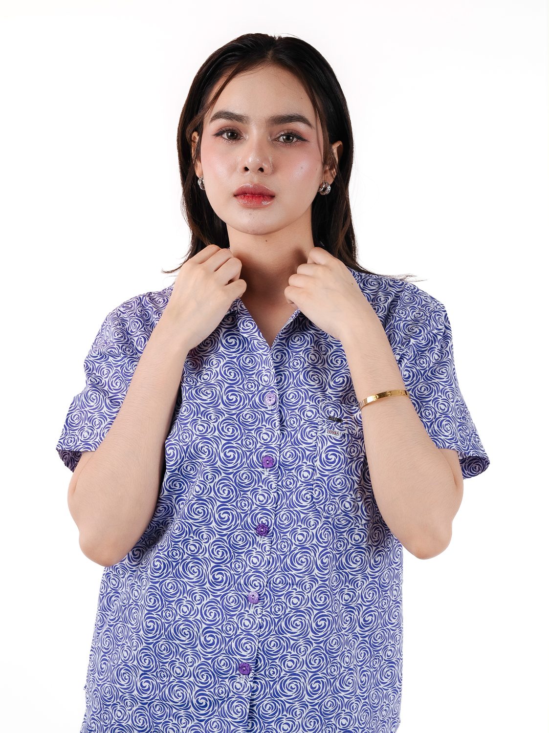 11kks003-lab51-blue-1.jpg Short Sleeve + Long Pants (11KKS003-LAB51) - Image 1