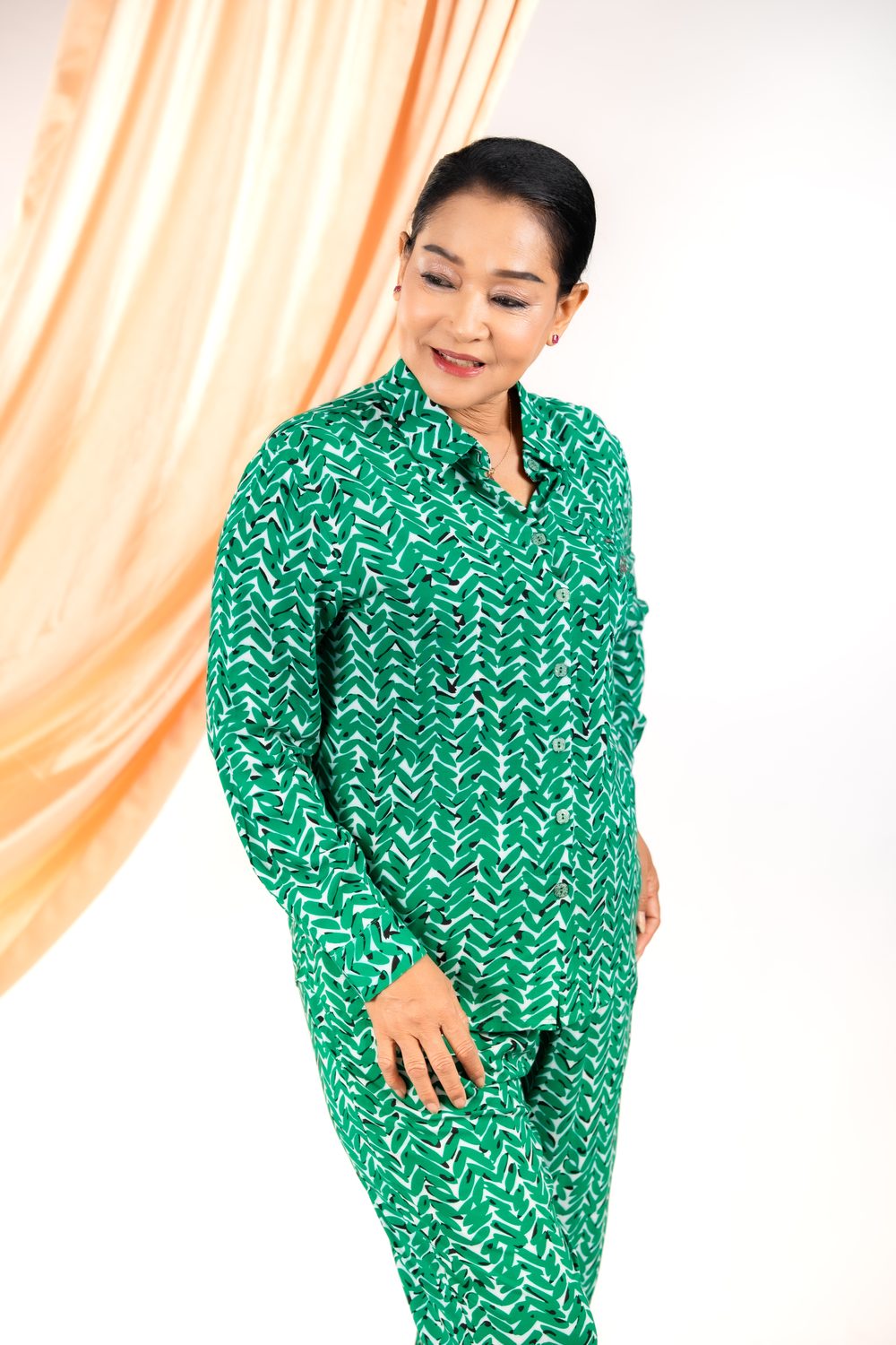 17kkl016-g23-green-1.jpg Long Sleeve + Long Pants (17KKL016-G23) - Image 1