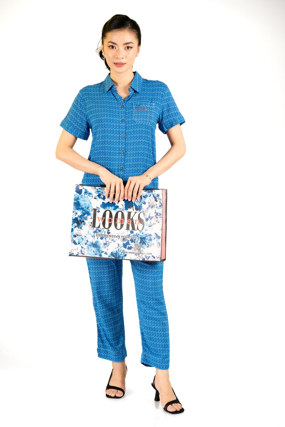 17kkl023-ga18-blue-1.jpg Short Sleeve + Long Pants (17KKL023-GA18) - Image 1