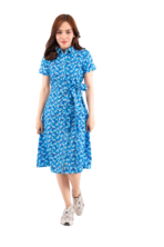Short Sleeve Midi Dress