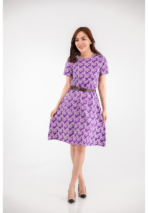 Short Sleeve A-Line Dress (23KR46-AF05) - Image 3